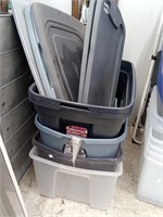 Storage Totes w/ lids