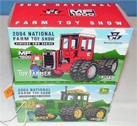 Lot of 2 Toy Farmer 1/64 Tractors