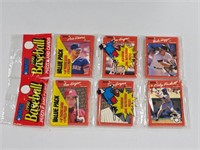 (2) 1990 Donruss Baseball Rack Pack Hall Of Famers