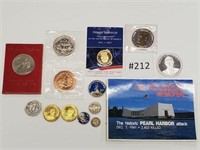 Group of Misc. Coins,  Medals Etc.