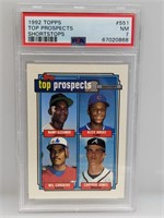 1992 Topps Top Prospects Shortstops #551 PSA 7