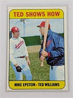 1969 Topps Ted Williams  Ted Shows How #539