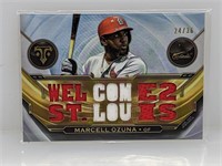 /36 2019 Topps Triple Threads Marcell Ozuna Relics
