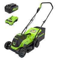 Final sale Greenworks 14-Inch 9 Amp Corded Lawn