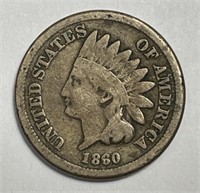 1860 Indian Head Cent Good G