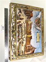 This is a rare find 1987 W. German hinge tin box,