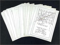 14 Drainage Ditch Tracings, Pennsylvania RR 1941