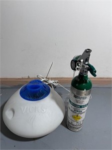 Oxygen Tank/Vicks Vaporizer