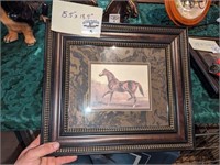 Framed Horse print