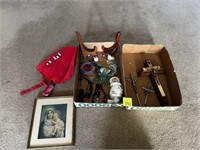 Box of Trinkets, Crucifix, Cardinals Umbrella &