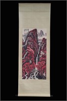 Chinese Ink Color Scroll Painting