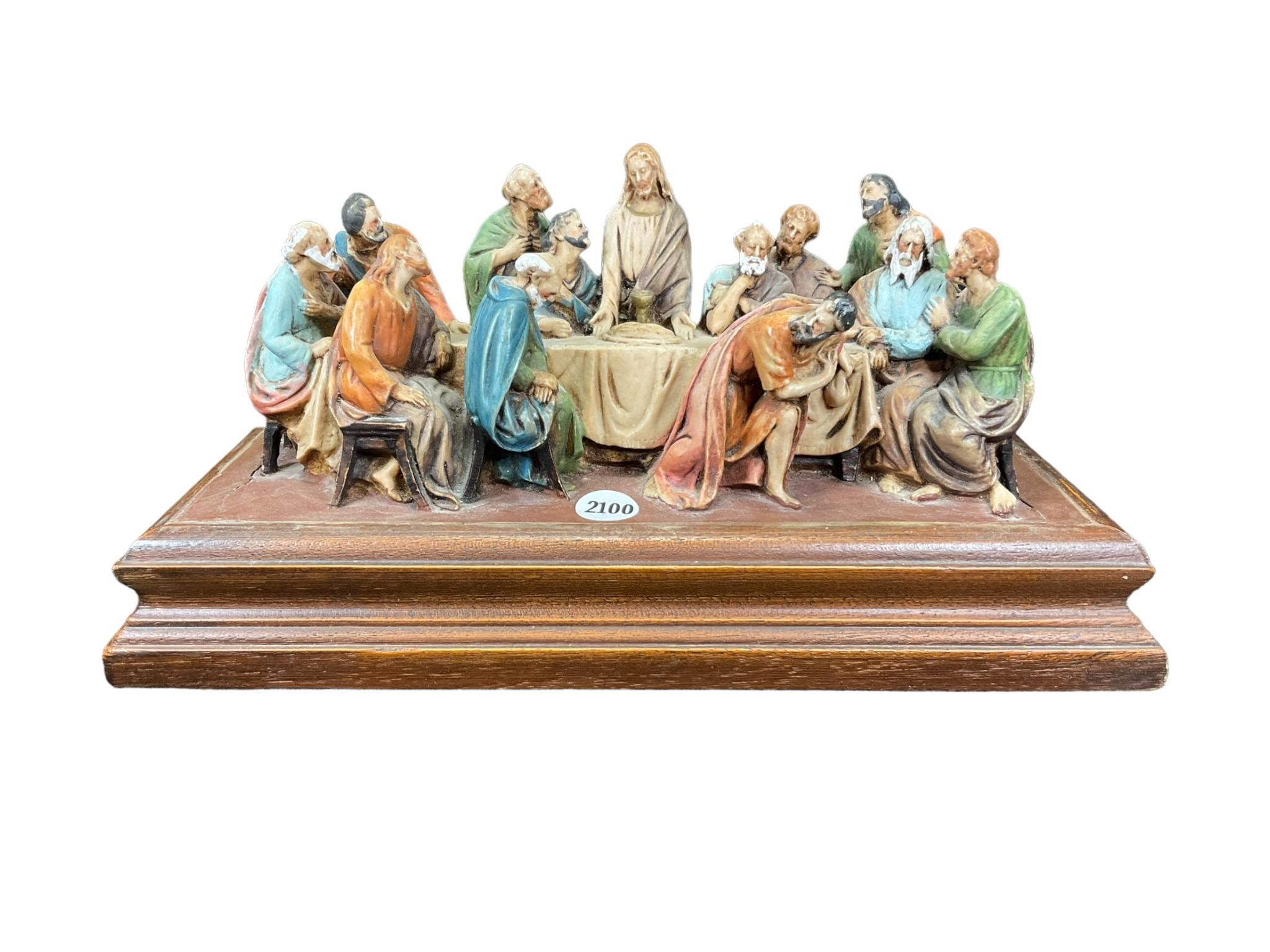 Italian "Last Supper" Sculpture