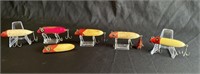 Lot of 6 vintage fishing lures