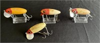 Lot of 4 vintage fishing lures