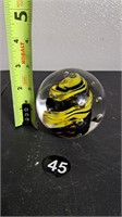 Black and Yellow Paper Weight