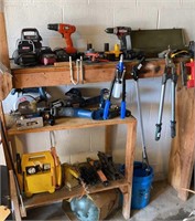 Shelf Full Of Power Tools And More