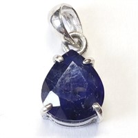 $300 S/Sil Sapphire Pendant