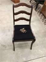 Beautiful needlepoint chair. Great condition.