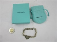 Authentique bracelet Tiffany Co en argent 925