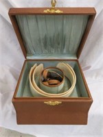 ANTIQUE COLLAR BOX 6"T X 8.5"W X 8.5"D