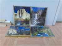 4 scenery prints