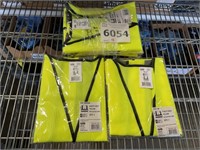 Assorted Safety Vests in Yellow x 5Pcs