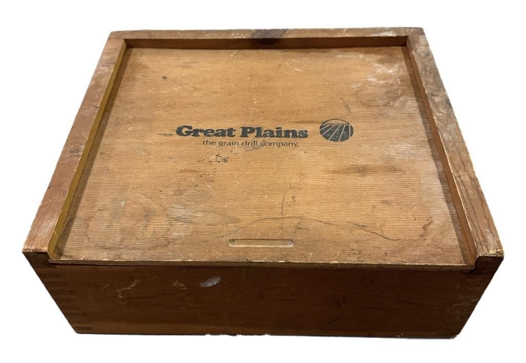 Great Plains-The Grain Drill Company Wood Box
