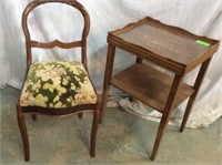 Boudoir Chair & Sid Table V1