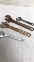 4 cresent wrenches