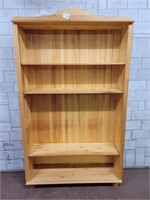 Pine wood book shelf