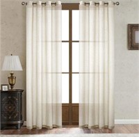 52” x 63” - Curtains for Bedroom Windows Sheer,