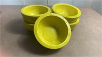 Edmond Lachenal Yellow Ceramic Bowls (5)