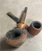 Vintage Wooden Tobacco Pipes