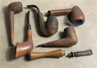 Wooden Smoking Pipes As Is Lot