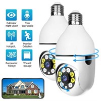 BCOOSS Security Camera Wireless WIFI Light Bulb fo