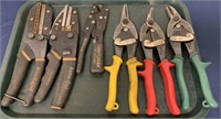 Craftsman Sheet Metal Cutters + locking pliers