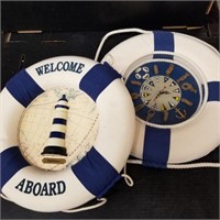 Decor Lifesavers Clock and Wall Hanger