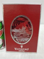 Waterford crystal wreath ornament