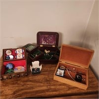 JEWERY BOXES AND CONTENTS