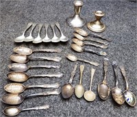 Sterling Silver Souvenir Spoons & More