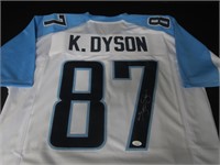 TITANS KEVIN DYSON SIGNED JERSEY JSA COA