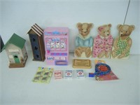 KIDS TOYS, CARDS,BIRD HOUSES & MORE