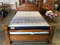 Queen Size Four Postered Bed w/Sealy Mattress
