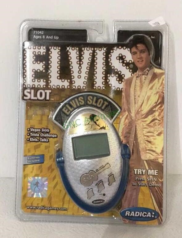 Elvis slot battery operated handheld game -