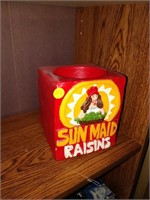 Sun maid raisins jar