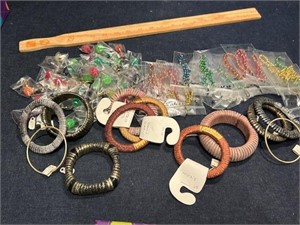 Keychains bracelets and beads