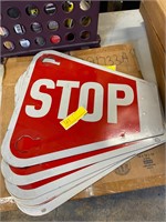 LOT OF 5 STOP SIGNS