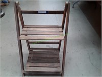 Wooden 2-Tier Plant Stand