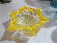 VINTAGE MC GLASS ASHTRAY