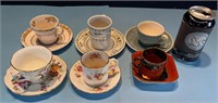 6 Vintage Miniature Tea Cup Sets